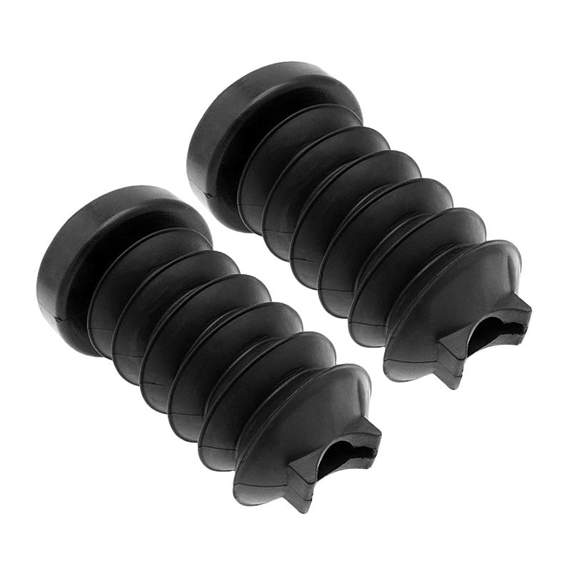 Motorcycle Rear Fork Cover for Harley Touring Street Electra Glide Road King 97-13 Black Rubber Shock Absorber Dust Proof Cover