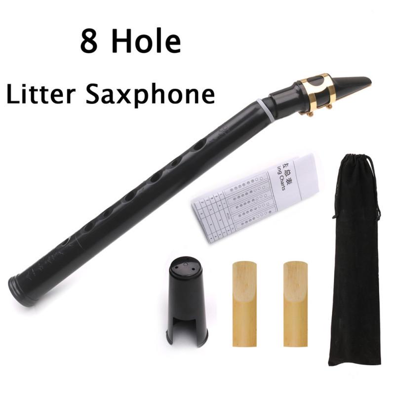 Cheap 8Hole Mini Saxophone Pocket Sax Portable Design With Carry Bag Woodwind Instrument For