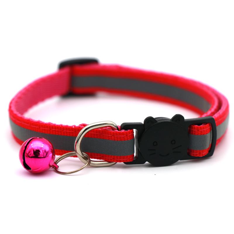 Reflective Cat Ear Safety Collar with Detachable Bell