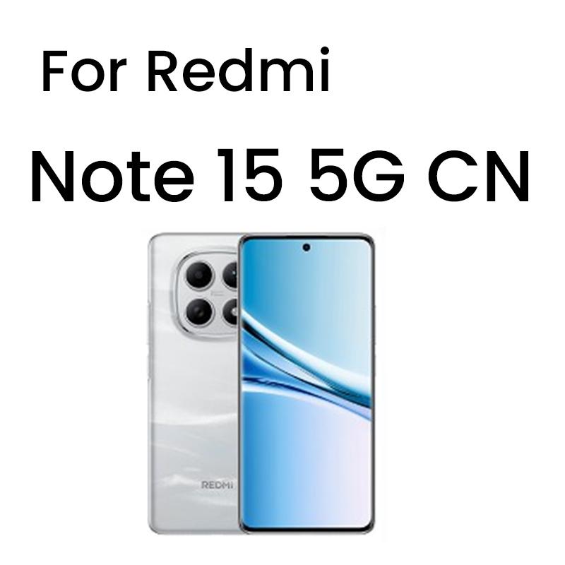 

Clear Phone Case For Xiaomi Redmi Note 15 Pro Plus Note15 Pro+ 5G Shockproof Transparent TPU Bumper Cover Soft Silicone Fundas