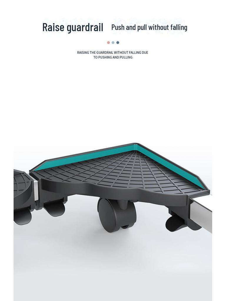 Universal Portable Computer Host Stand with Wheels, Moisture-Proof Elevated Design for Home or Office