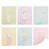 6PCS Numbered Preprinted Fabric Canvas With Acrylic Paint Art Brush For Beginner Art Craft Project and Home Decoration