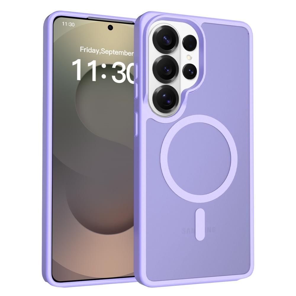 For Matte Armor Case for Samsung Galaxy S26 S2 Ultra S24 Plus S23 FE S22 A A6 A16 A37 A7 A17 A36 A3 Magnetic Cover