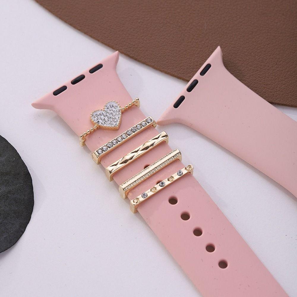 

Металевий ремінець для годинника, орнамент, діамант, декоративні аксесуари для нігтів, модні декоративні ремінці для кільця 02