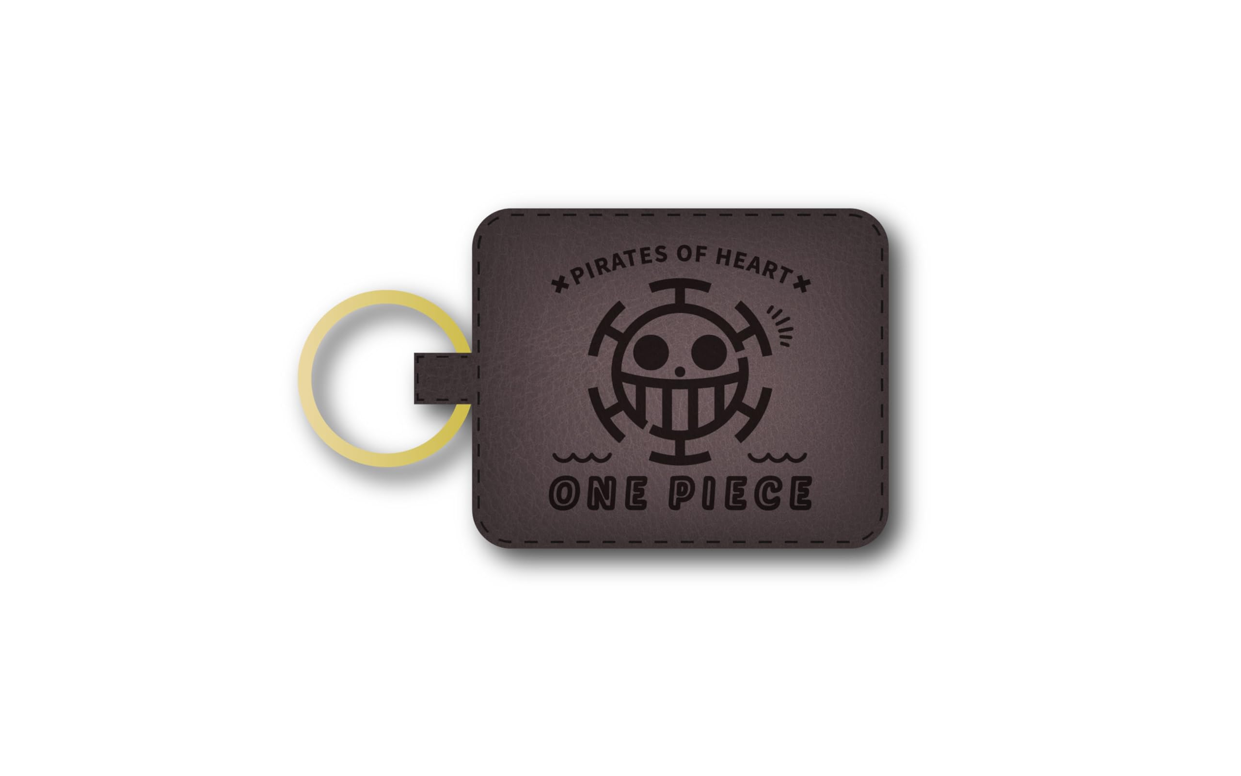 ONE PIECE Heart Pirates Leather Magnet Keychain