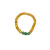 Beeswax and Hetian Jade Bracelet with Jasper Beads - Zodiac-Style Unisex Ornament