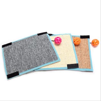 Scratching Board Mat Pad Cat Sisal Loop Carpet Scratcher Indoor Table Chair Sofa Legs