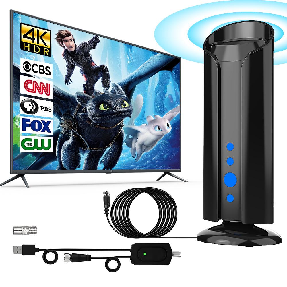 TV Antenna Indoor for Smart TV for Long Range and All Smart TVs HD Digital with Amplifier Signal for Local Channels Supports 4K
