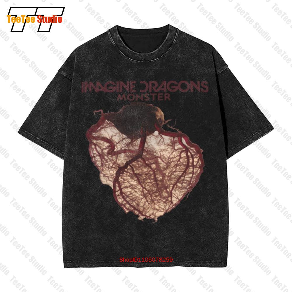 Imagine Dragons Monster Rock Band Vintage Oversized TShirt VS S