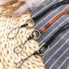 Genuine Leather Neck strap Keychains Pendant Neckline Lanyard Mobile phone Strap Charms Keyring Buckle rope Lanyard