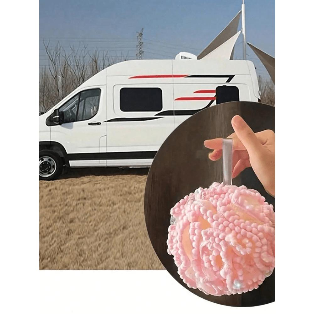 Stor Badbom - Supermjuk, Söt & Dubbelanvändning För Ultimat Avkoppling 1 st Bedårande Mjuk Beröring Bad Mild Exfolierande Duschsvamp