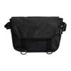 Trefoil Textile , Nylon Crossbody Bags Small Unisex Pure Black (Unisex) Crossbody Bags HL6697