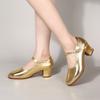 2025 New Square Dance Shoes Dancing Shoes Women's Soft-soled Dance Shoes Summer Dance Shoes High Heels Training Teacher Shoes