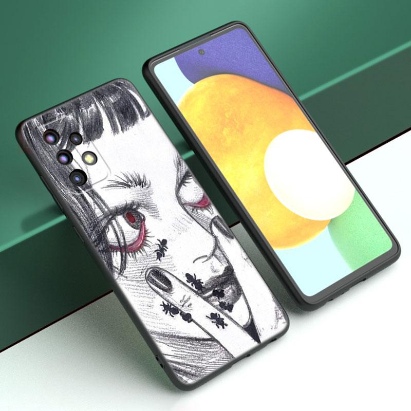 Japanese Horror Manga Phone Case For Samsung A13 A22 A24 A32  A23 A25 A34 A35 A52S A53 A54 A55 A73 A12 A14 A15 A31 A33 A50 A51