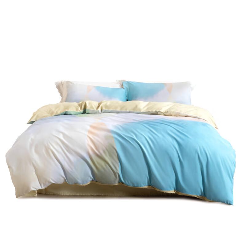Mercury Home Textiles Brushed Printed 4-Piece Bedding Set