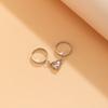 New Simple Couple Rings Silver Color Sun Moon Adjustable Open Ring For Women Men Wedding Fashion Jewelry Gifts