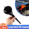 Multi-Function Plastic Long Neck Oil Funnel For All Automotive Oil Motorcycle Refueling Tools Long Stem Funnels Auto Accessories