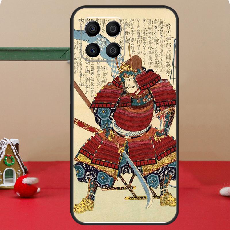 Japanese Samurai Case For Honor Magic 8 Pro 6 7 Lite Honor 400 200 50 70 X8c X8b X9a X9b X9c X9d Win RT Coque