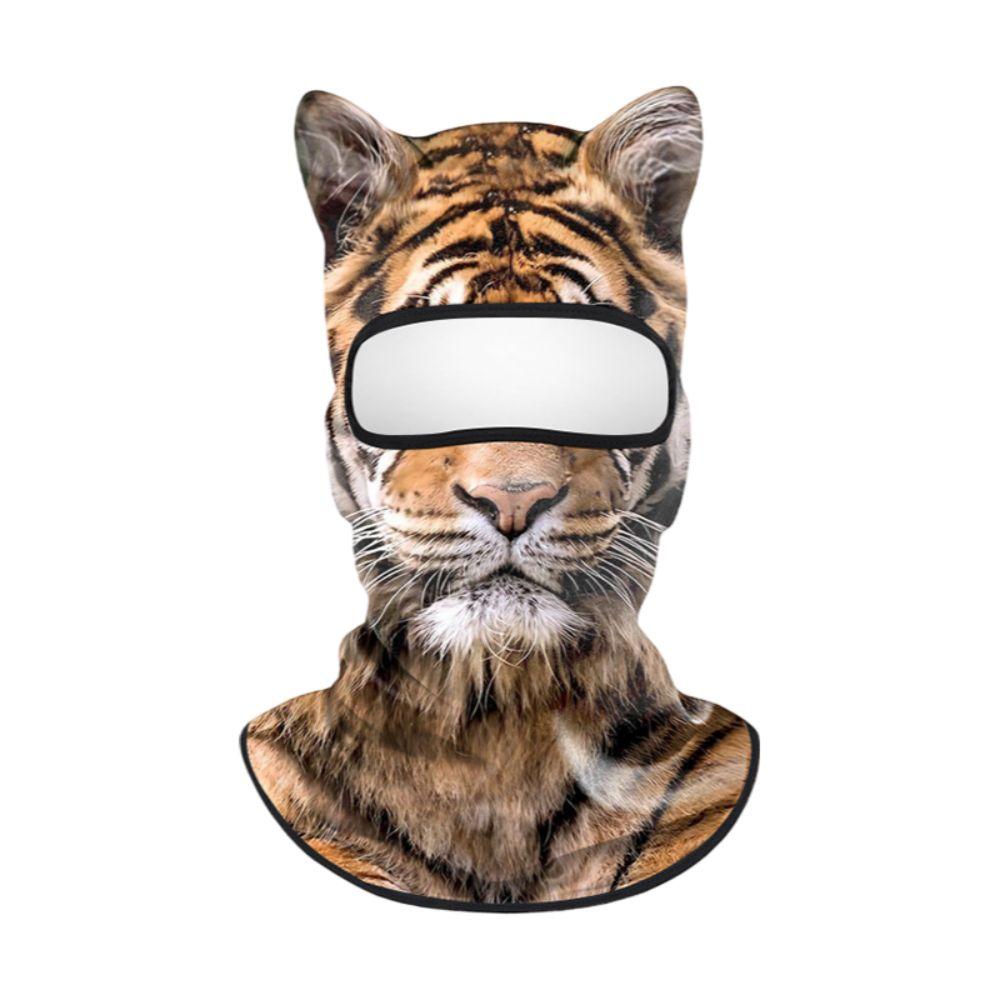 3D Animal Balaclava Mask Sun Protection Windproof Full Face Mask Ice Silk Lifelike Cooling Neck Gaiter Cycling/Party/Outdoor