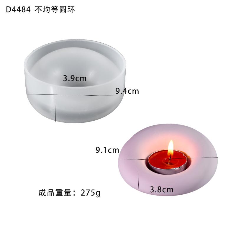 Egg Shaped Candle Holder Silicone Mold DIY Gypsum Scented Candle Holder Cup Decoration Silicone Molds For Resin Making Gift Mold