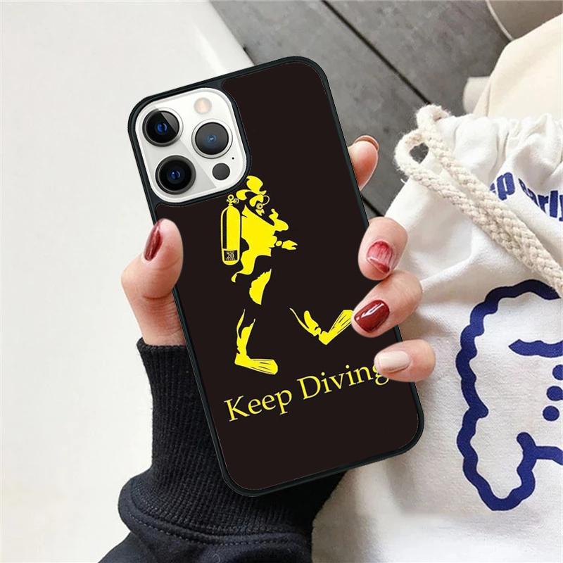 

Scuba Diving Diver Phone Case Cover For iPhone 17 Air 12 Plus Max for iPhone 17 Air 15 16e 11 13 14 Pro Max Fundas iPhone 13pro max