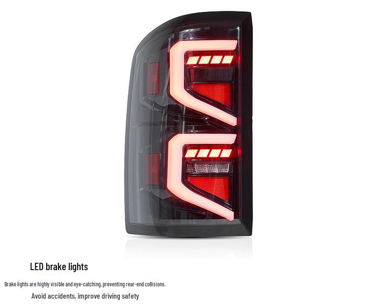 Compatible with GMC Sierra 2014-2018 Taillight Assembly: Turn Signal, Welcome Light, Brake Light.