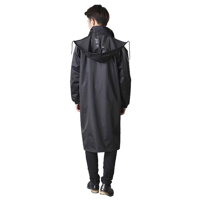 Tri-polar Men's One-Piece Extended Rain Trench Coat