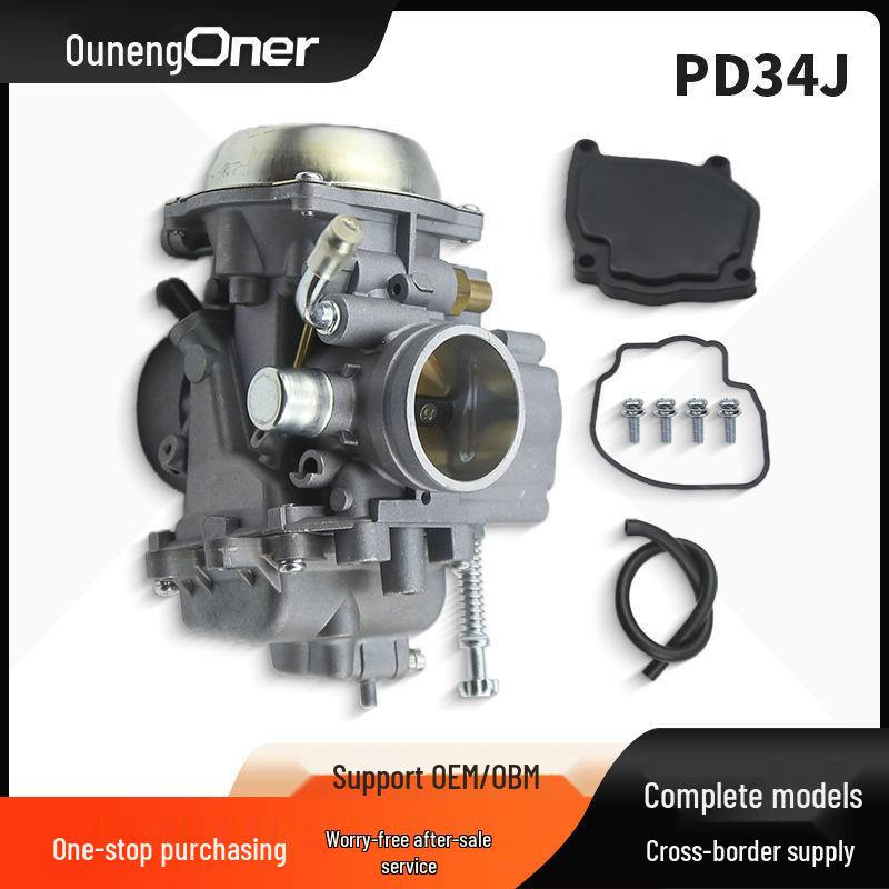 PD34J Carburetor for 700 4x4 ATV Quad (2002-2006) 606-029 Standard