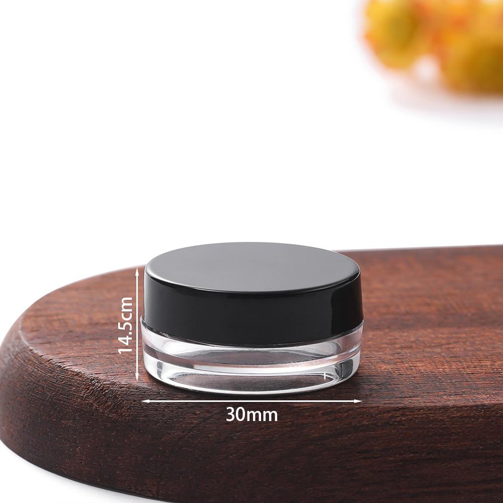 

20pcs/Lots Mini Clear Round Plastic Containers Transparent Storage Containers for Jewelry Making Bead Nail Art Craft Supplies чёрный