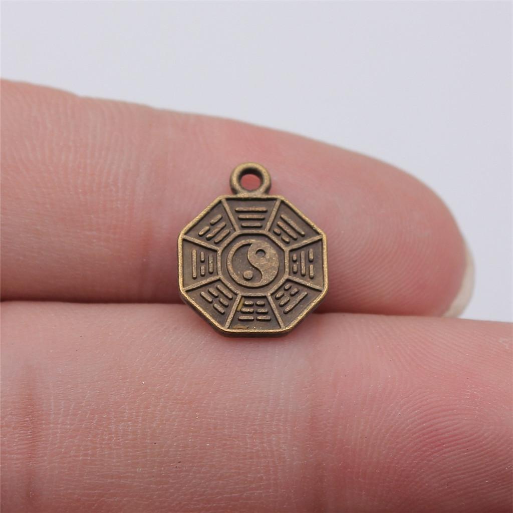

Амулеты Даосизм Подвески Винтажные Ювелирные Изделия QC130 A03-10pcs-16x13mm