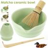 Japanese Matcha Set Elegant Handmade Matcha Gift Box Ceramic Bowl Spoon Matcha Whisk Holder Strainer for Tea Room Beverage Shop