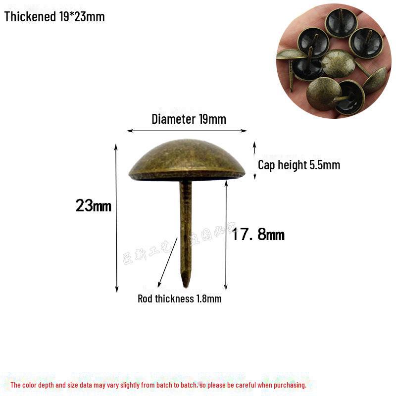 Antike Eisenblase Dekorative Rundkopf Sofanägel für DIY Möbel und Weich-/Hartverpackungen