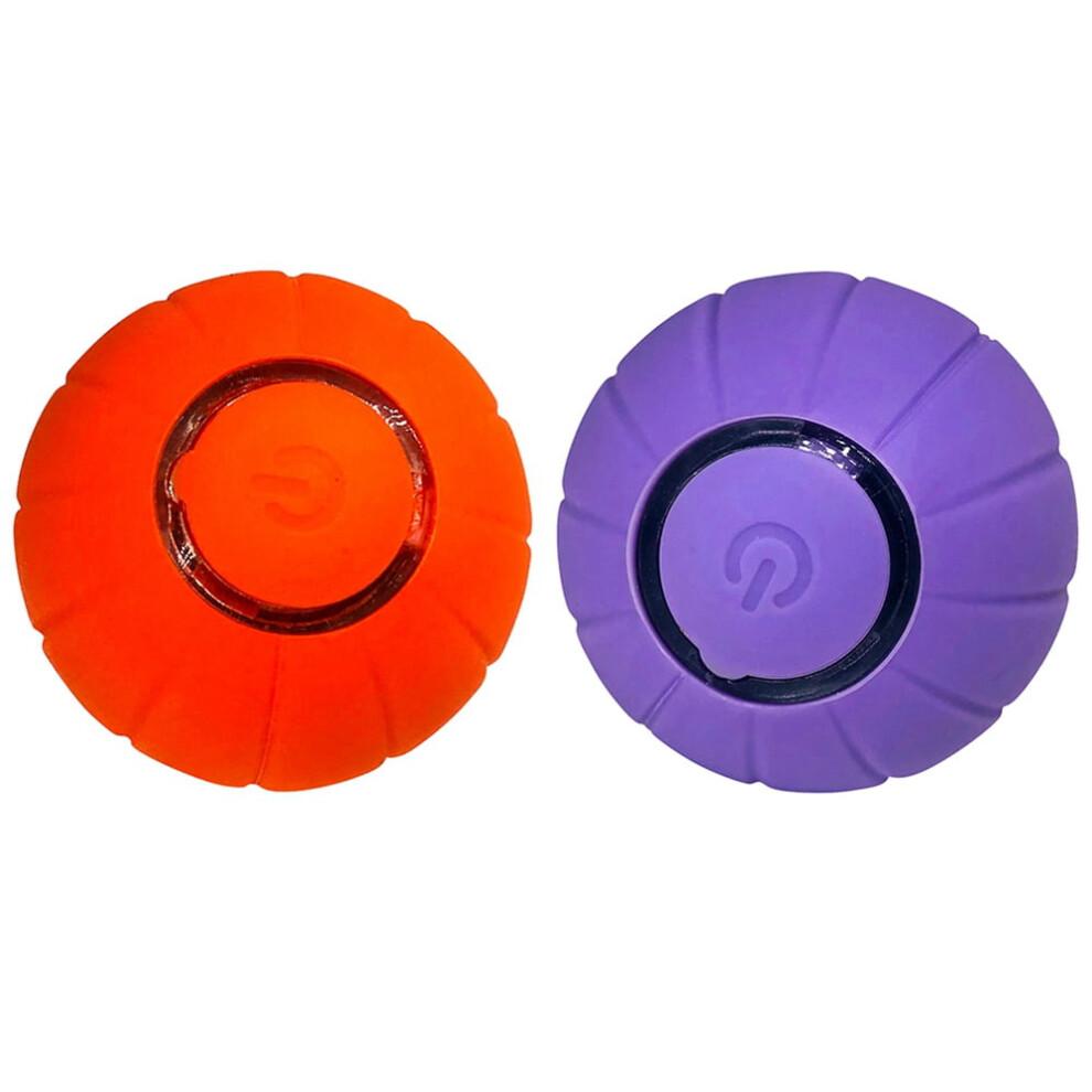 Prettyui Cat Toys USB Rechargeable Self Congratulation Interactive Cat Toys Purple