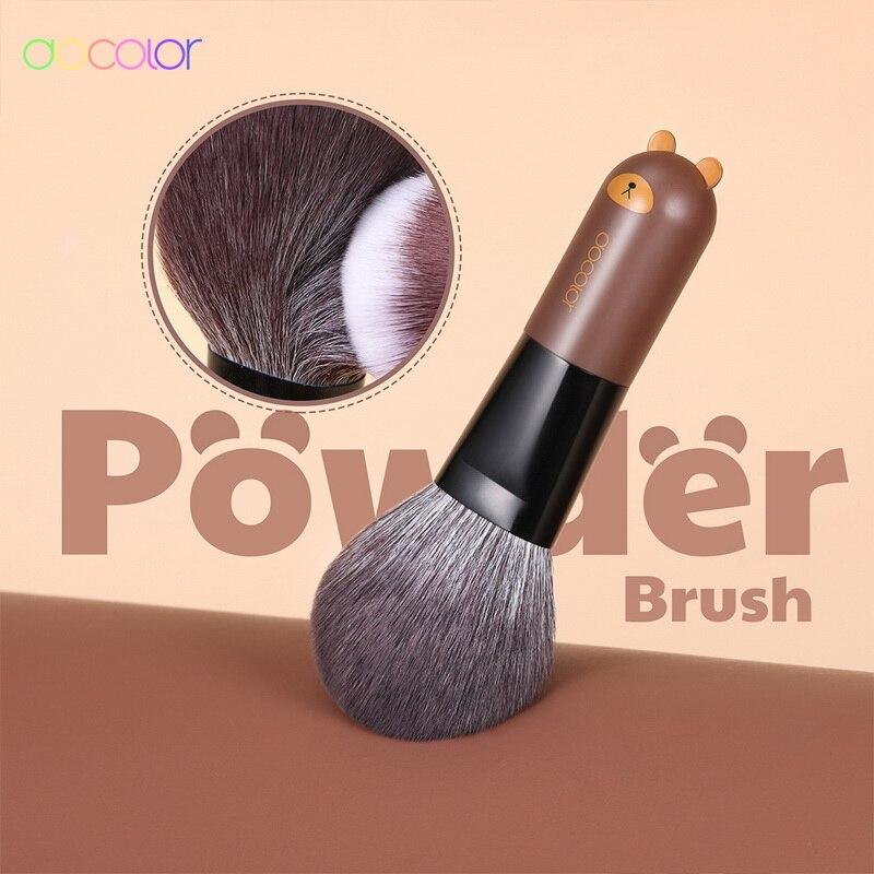 Docolor Make-up-Pinsel, niedliches Cartoon-Gesicht, Kabuki-Make-up-Pinsel, synthetische Haare, Foundation, Puder, Rouge, Kontur für Make-up-Pinsel