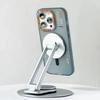 Funda Magnética Mate para Teléfono para iPhone 17 16 15 14 13 Pro Max Air Magsafe Carga Inalámbrica Marco de Lente Metálico Escarchado Cubierta de Botones