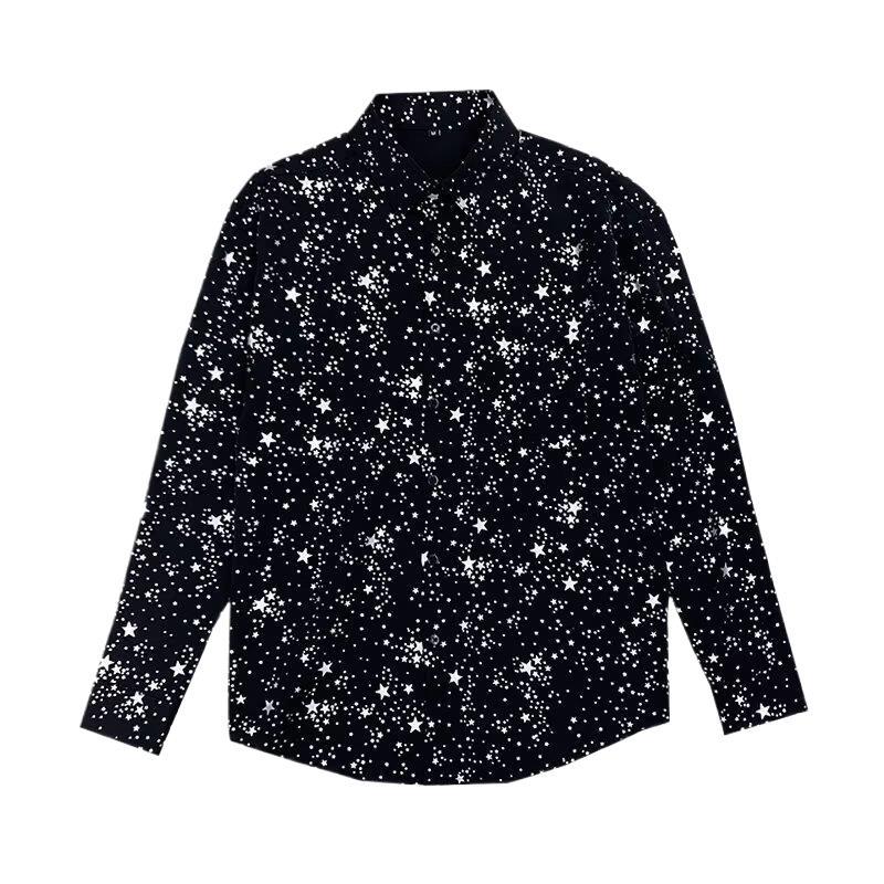 Men S Loose Long Sleeve Shirt Japanese Style Casual Trendy Shirt