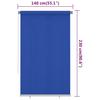 Vidaxl Roleta Zewnętrzna, 140X230 Cm, Niebieska, Hdpe