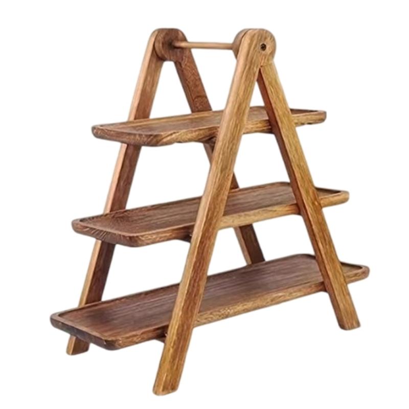 Multipurpose Sturdy Wood Snacks Container With Detachable Lid Nine Grids Designs Home Accessory for Easy Cleaning 1