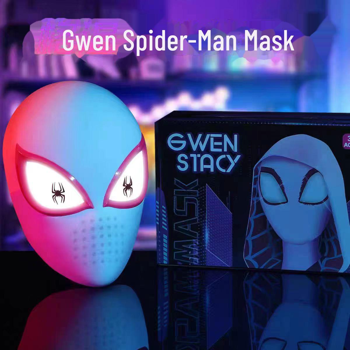 

Детская маска с датчиком света Гвен-Человек-Паук Blinking, Spider-Man чёрный