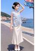 2026 Girls' Summer Chinese Style Qipao & Hanfu Dress Set