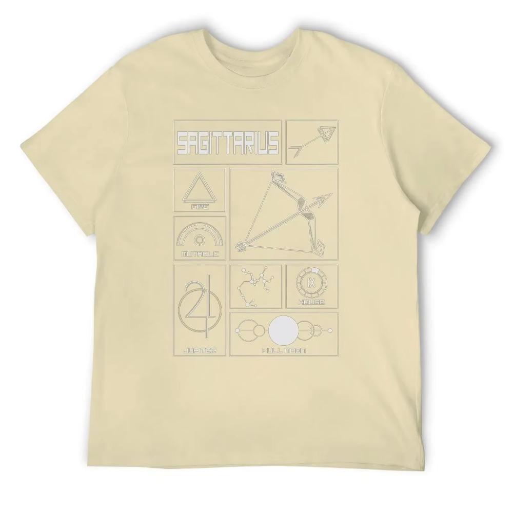Sagittarius Twelve Constellation (8) T-shirt Harajuku Motion Tees Graphic Aactivity Competition Humor Graphic USA Size