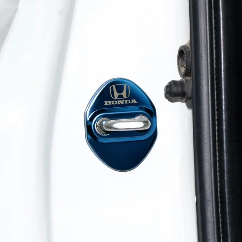 Door Lock Cover case for Mugen Power Honda Civic Accord CRV Hrv Jazz accessories car styling TP6