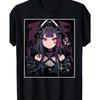 Men's Anime Print T-Shirt - Anime Character Print Crew Neck Short Sleeve Shirt, Machine Washable, Suitable for Anime Apparel and Party Outfits