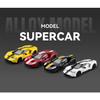 1/24 Ford GT Alloy Super Sports Car Model Diecasts Metal Racing Vehicles Car Model High Simulation Sound and Light Kids Toy Gift