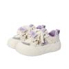 2025 Spring and Autumn Fashion Versatile Little White Shoes Viral Trends Board Shoes Soft Sole Sports Shoes Cute Soft Cute Bread Shoes