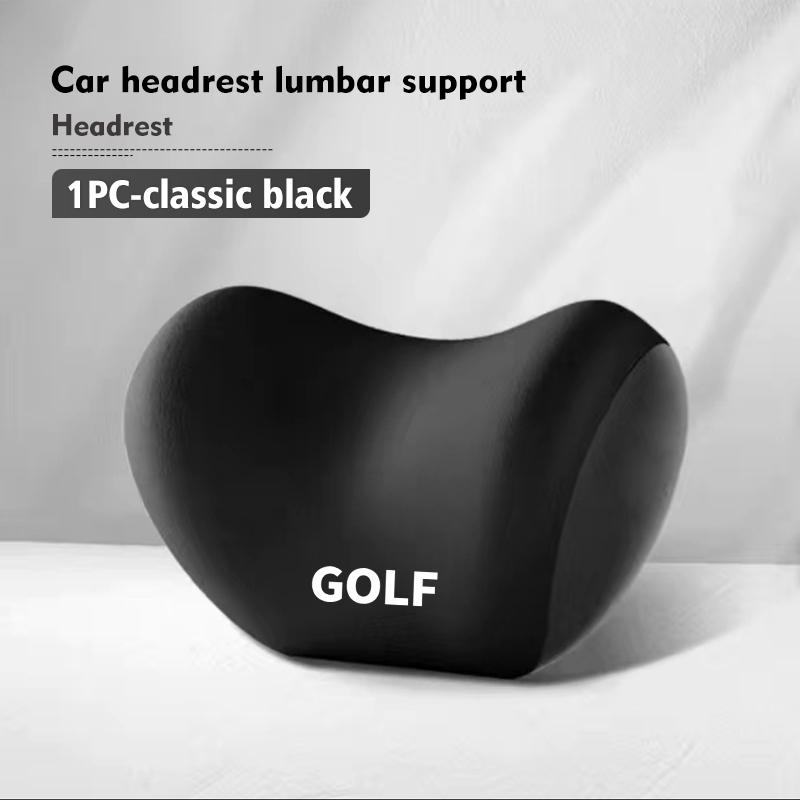For Volkswagen VW Car Headrest Lumbar Support Neckpillow Waist Elastic Cushion Passat Golf 4 5 6 Tiguan Polo Scirocco Jetta CC zg6