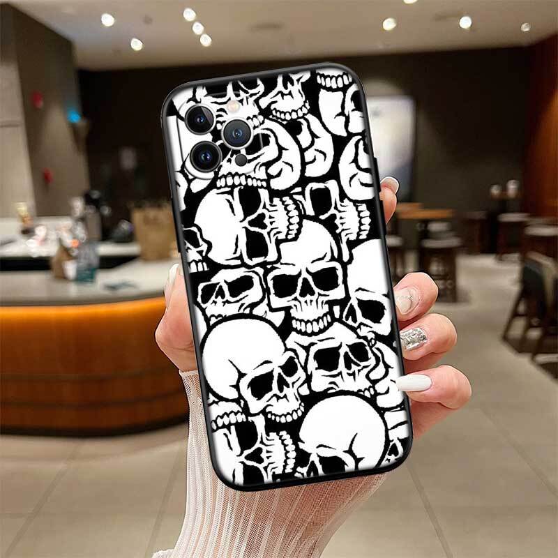 Grim Reaper Skeleton Skull Phone Case for Redmi Note 12 12S 12C 13 13C 13R 14 14S 14R 14C 11A 13X A3 A3X A4 A5 Pro Max Plus