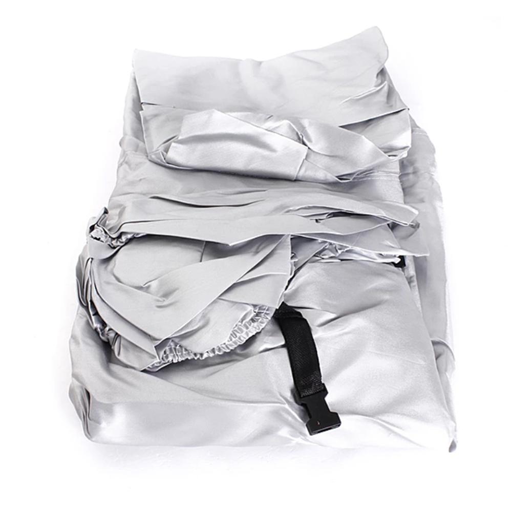 Golfbilsskydd 4 Passagerare Vattentätt Golfbil Regnskydd för De Flesta Golfbilar Heltäckande Säsongsskydd Golfbilstillbehör