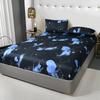 Leopard Wild Print Microfiber Bed Fitted Sheet- Comfort, Hypoallergenic, TwinFullQueenKing Size, Add A Bold Statement