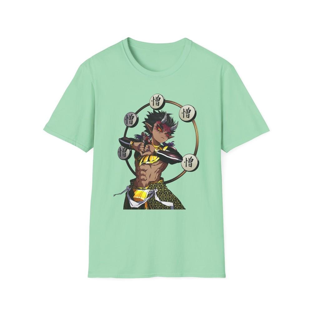 Unisex Jl Anime TShirt Softstyle Front And Back Designs Kny Zohakuten M